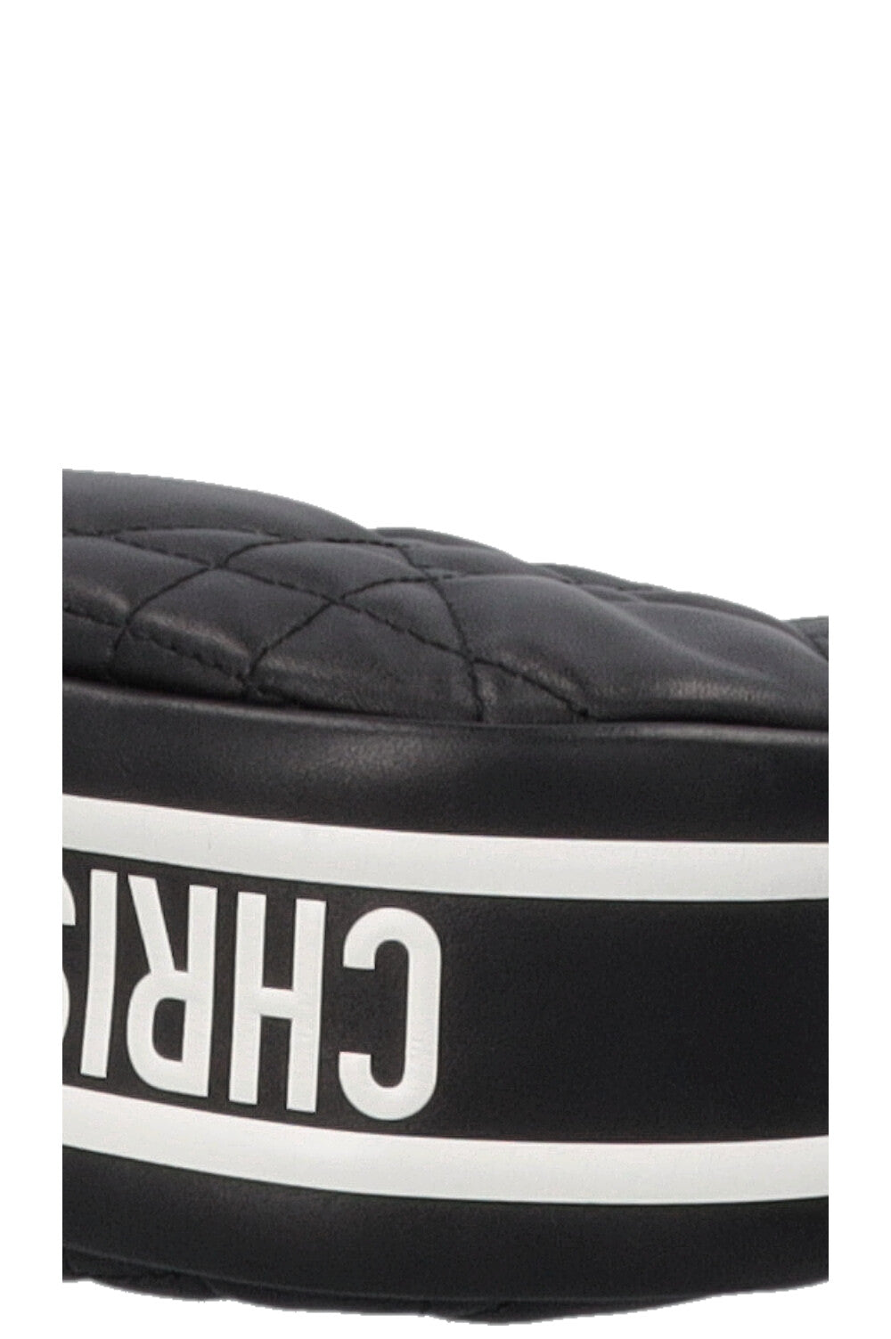 CHRISTIAN DIOR Small Vibe Hobo Bag Black White