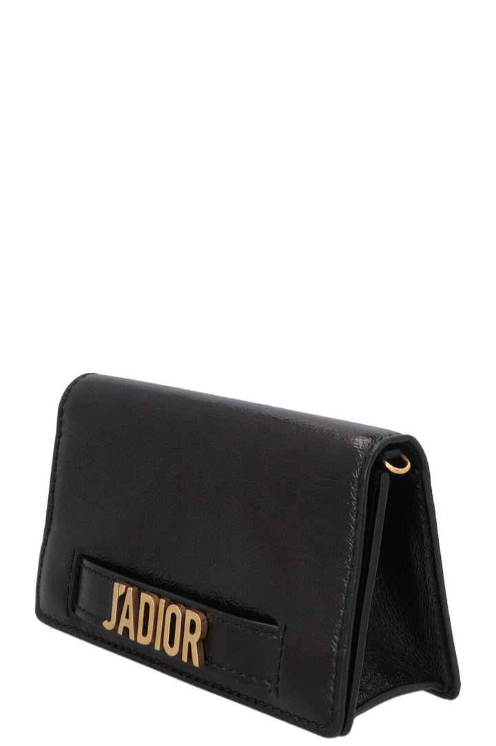 CHRISTIAN DIOR Jadior Pouch Patent Black
