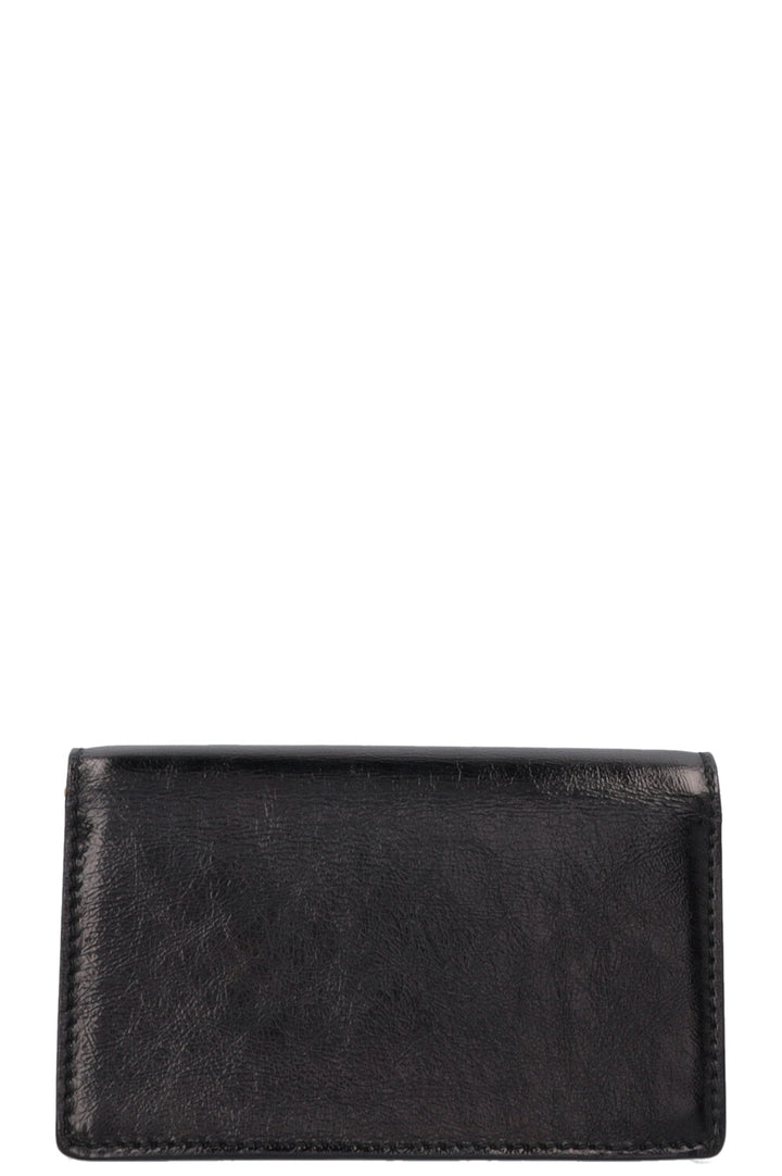 CHRISTIAN DIOR Jadior Pouch Patent Black