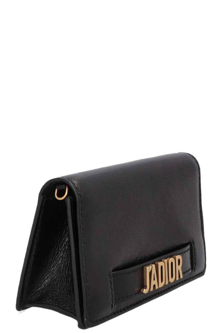 CHRISTIAN DIOR Jadior Pouch Patent Black