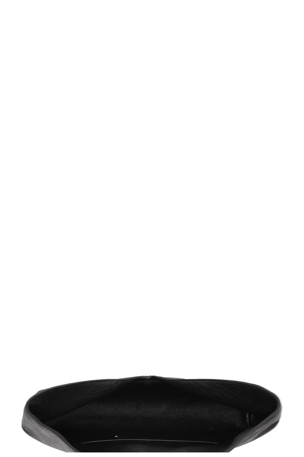 SAINT LAURENT Large Envelope Cassandre Clutch Black