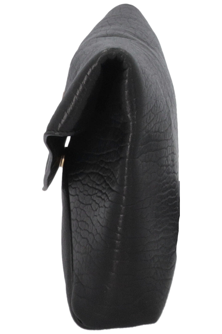 SAINT LAURENT Large Envelope Cassandre Clutch Black