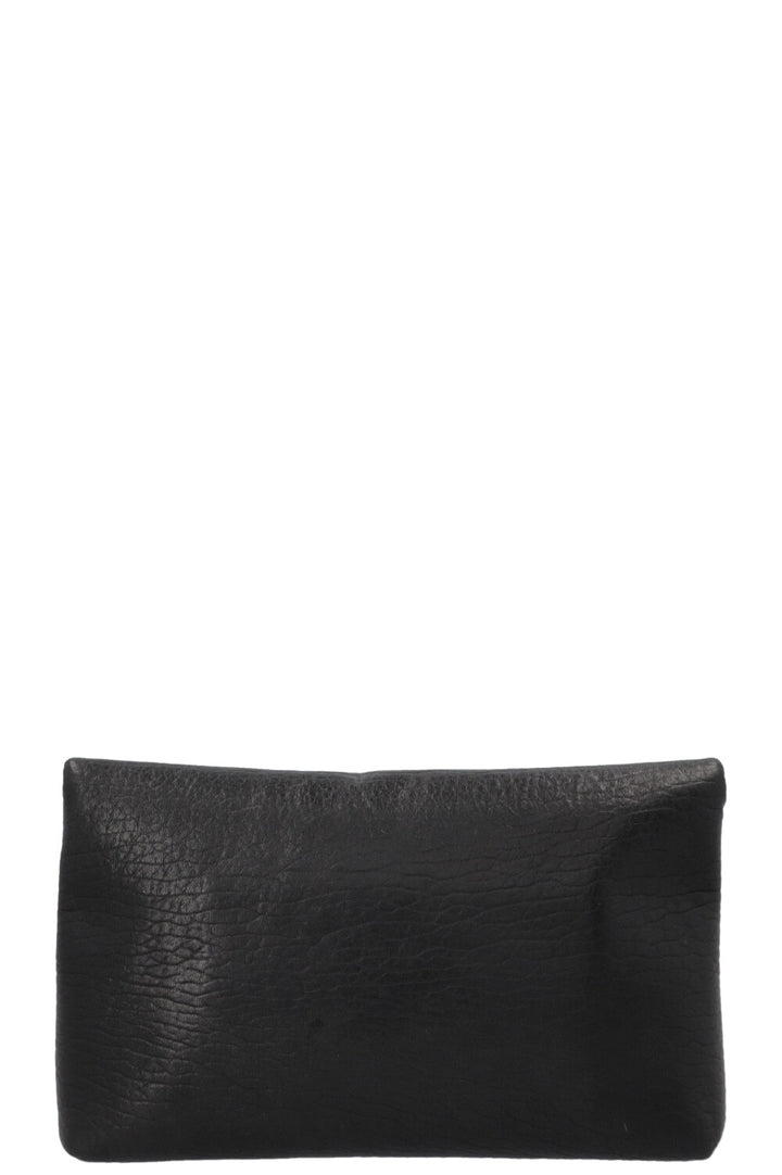 SAINT LAURENT Large Envelope Cassandre Clutch Black