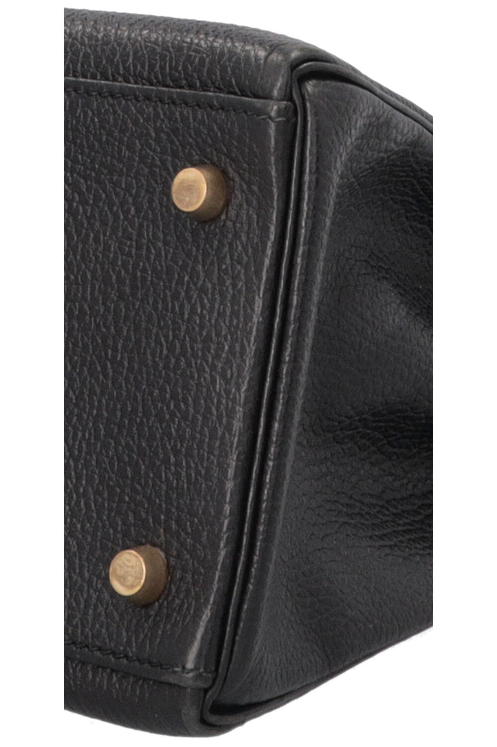 HERMÈS Kelly 35 Fjord Black Gold