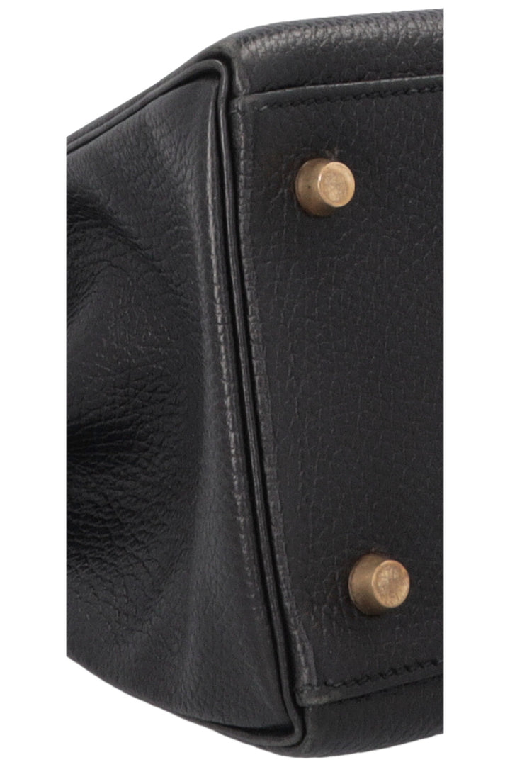 HERMÈS Kelly 35 Fjord Black Gold