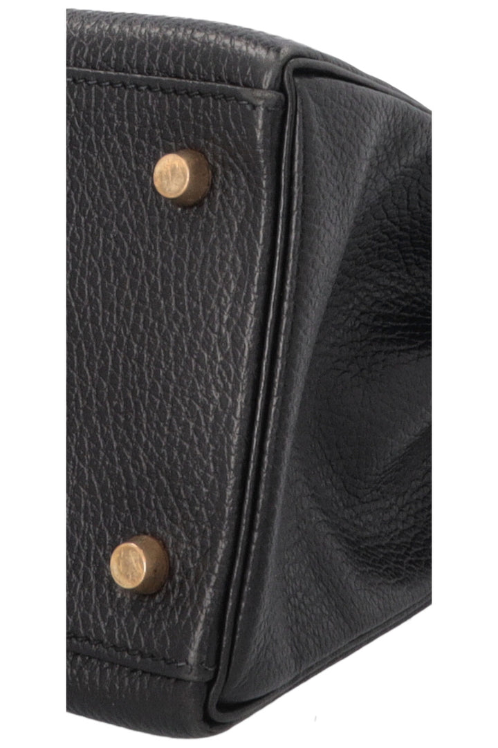 HERMÈS Kelly 35 Fjord Black Gold