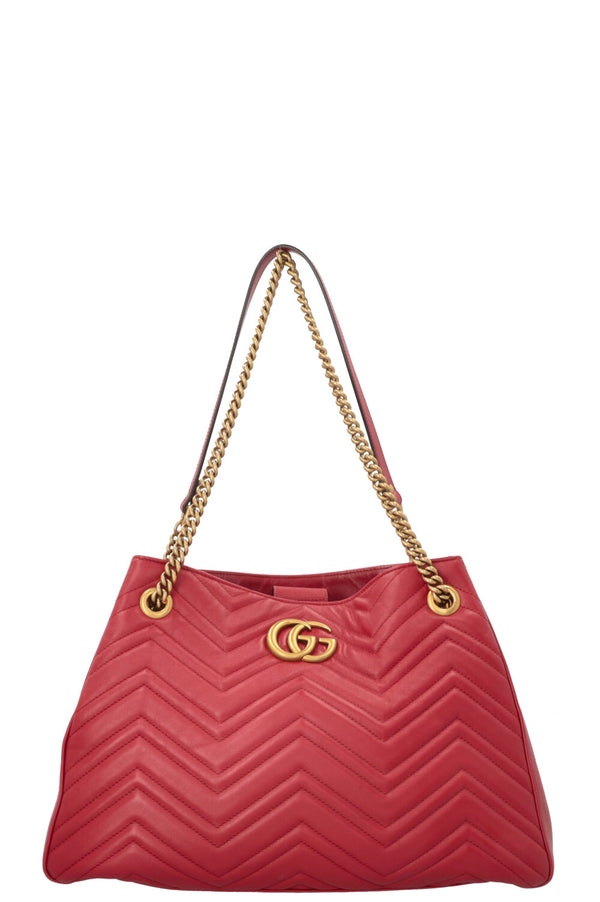 GUCCI Marmont Tote Bag Red