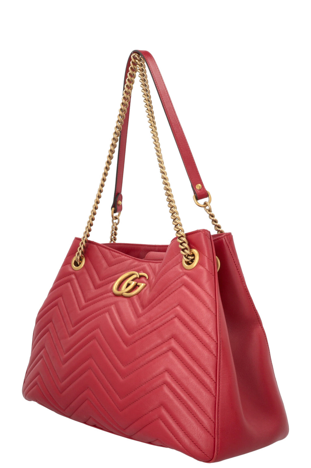 GUCCI Marmont Tote Bag Red