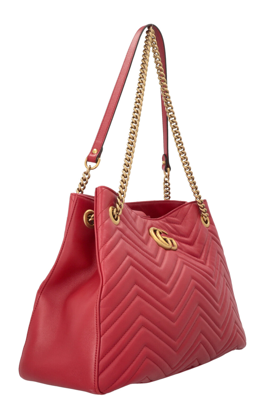 GUCCI Marmont Tote Bag Red