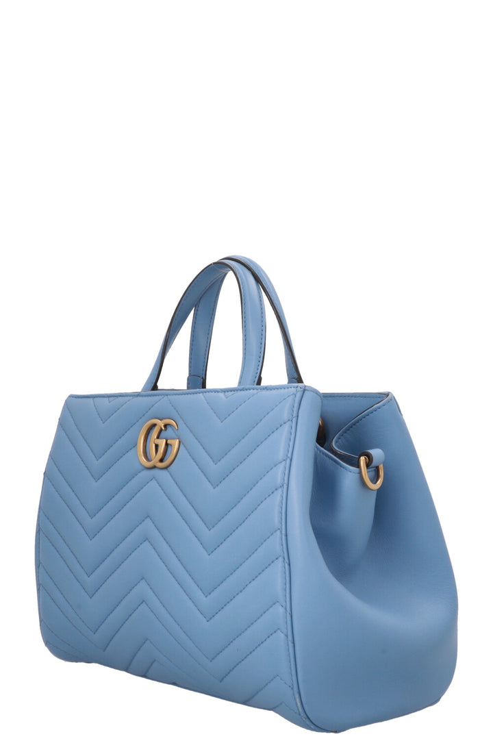 GUCCI Marmont Tote Small Blue