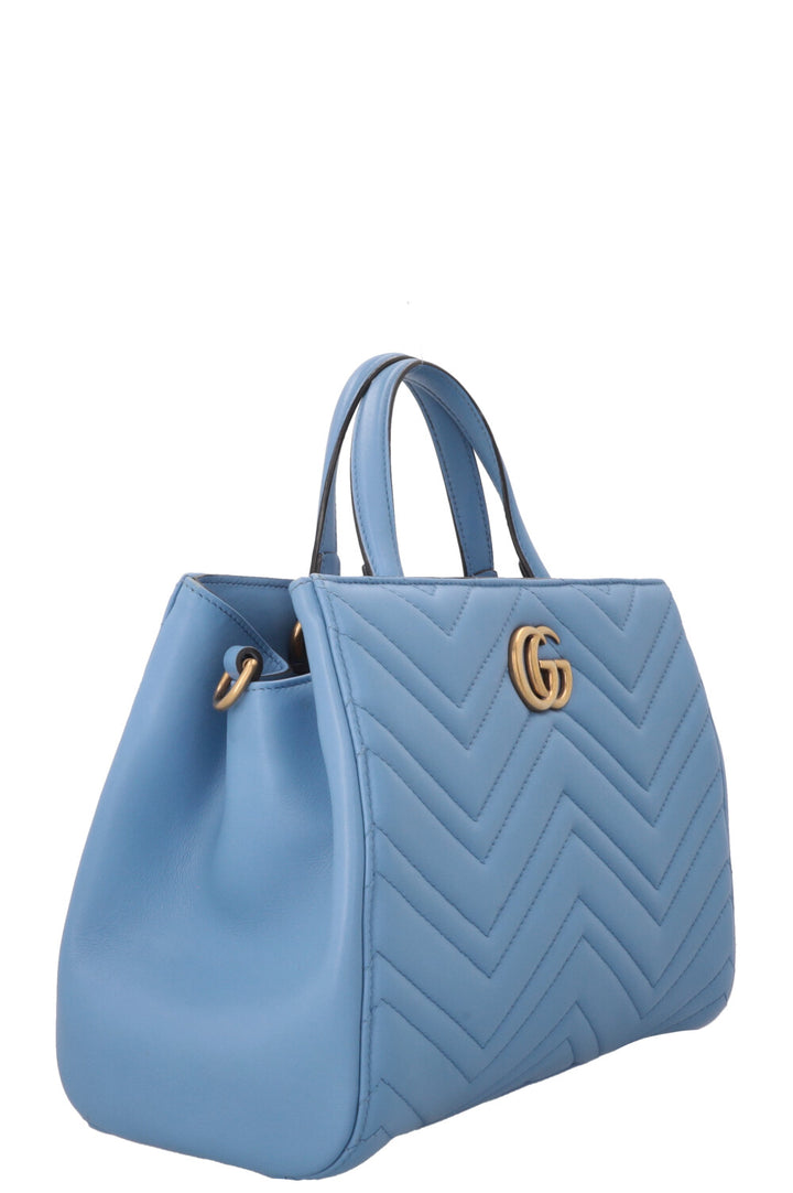 GUCCI Marmont Tote Small Blue
