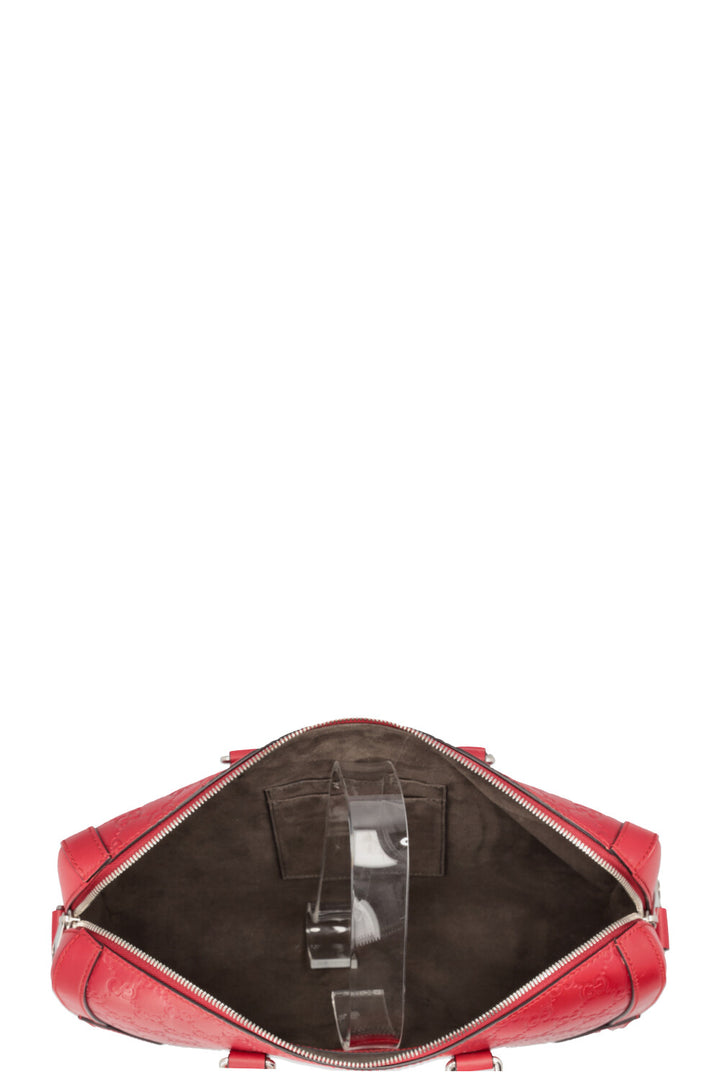 GUCCI Briefcase Guccissima Red
