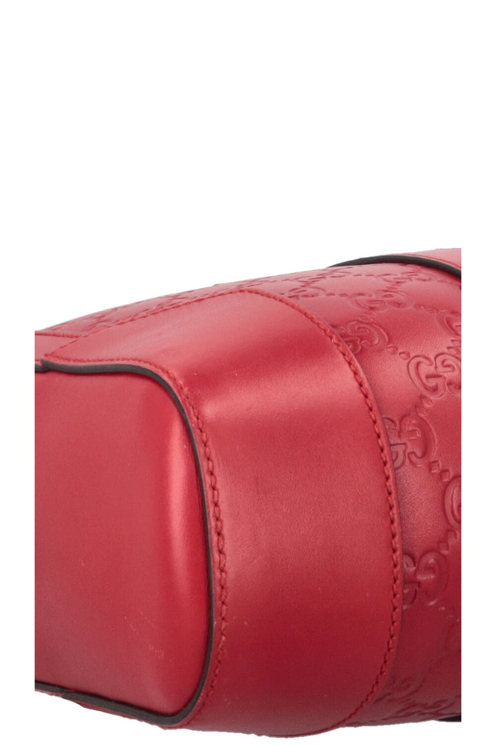 GUCCI Briefcase Guccissima Red