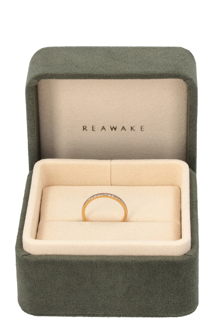 TIFFANY&CO. Soleste Full Eternity Ring 18k Yellow Gold Diamonds