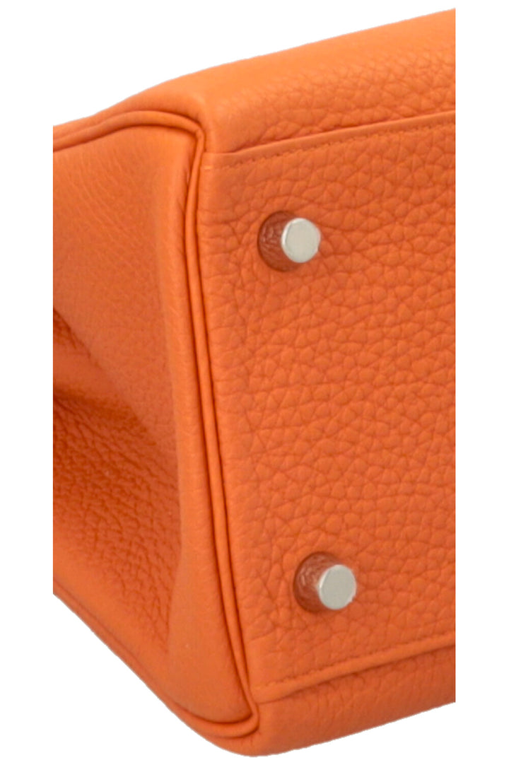 HERMÈS Kelly 28 Retourne Clemence Orange