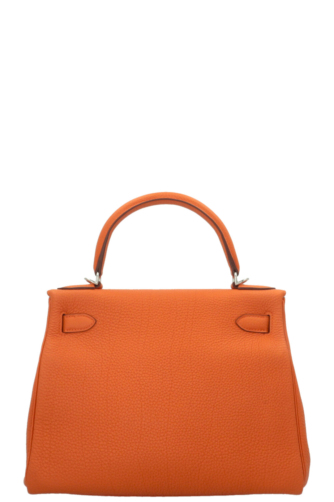 HERMÈS Kelly 28 Retourne Clemence Orange