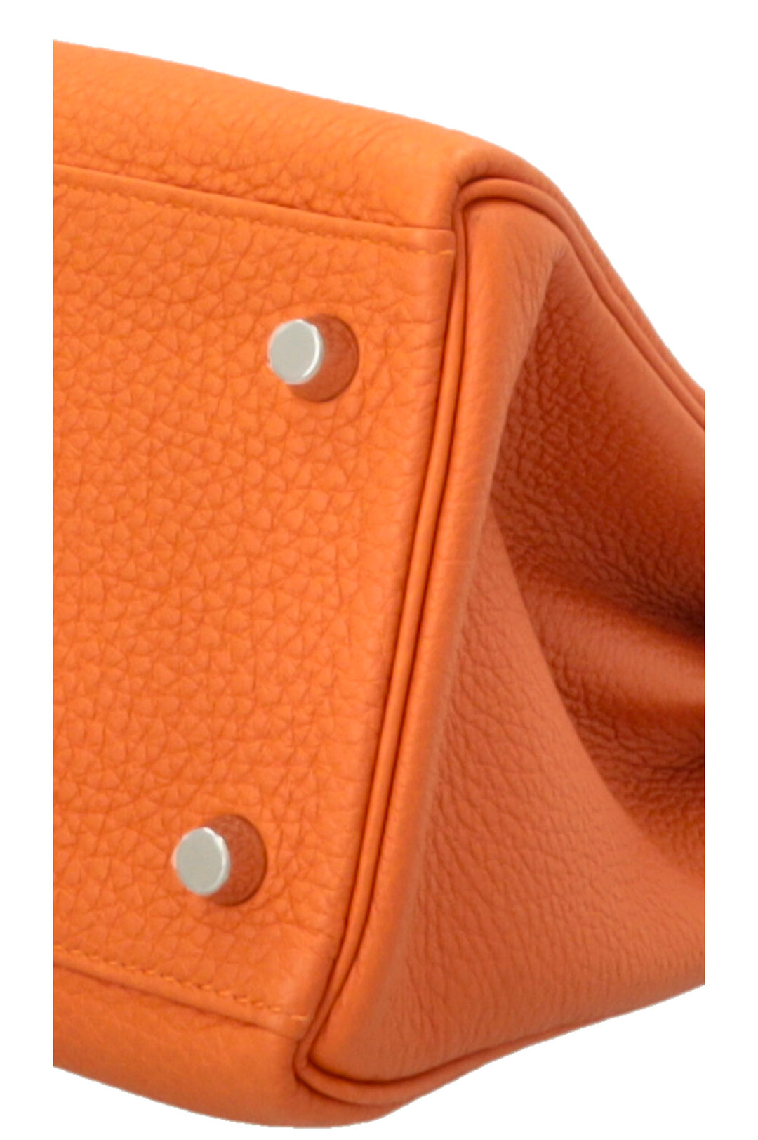 HERMÈS Kelly 28 Retourne Clemence Orange