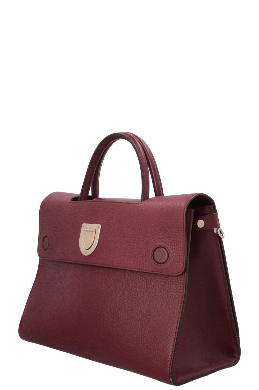 CHRISTIAN DIOR Medium Diorever Tote Bag Burgundy