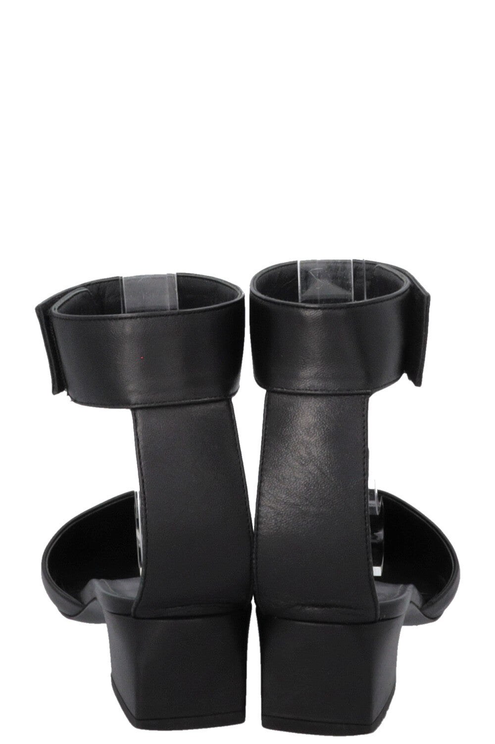 CHANEL 2020 D'Orsay Logo Heels Black