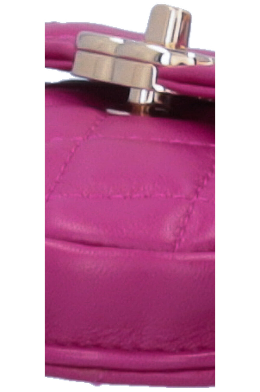 CHANEL Double Waist Bags Belt Tweed Leather Pink