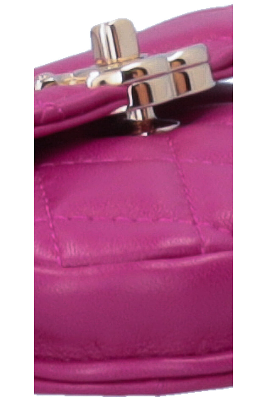 CHANEL Double Waist Bags Belt Tweed Leather Pink