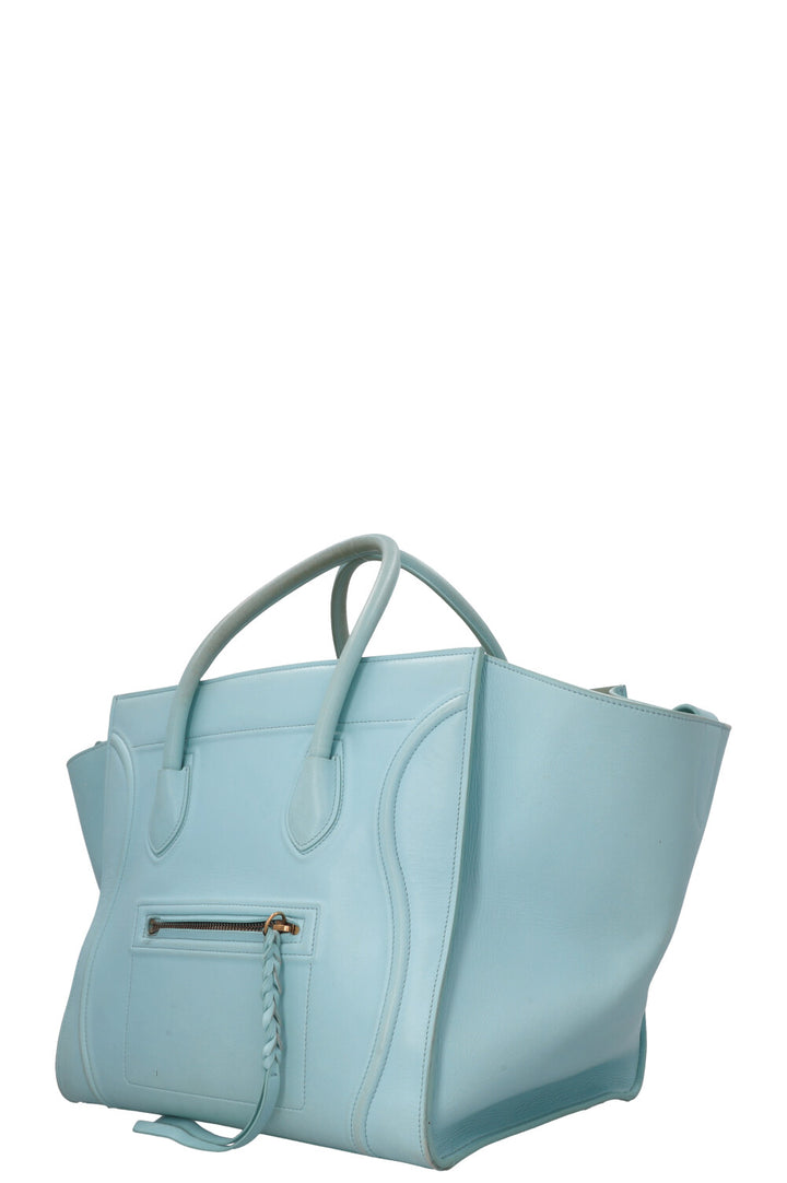 CELINE Phantom Luggage Tote Bag Ice Blue