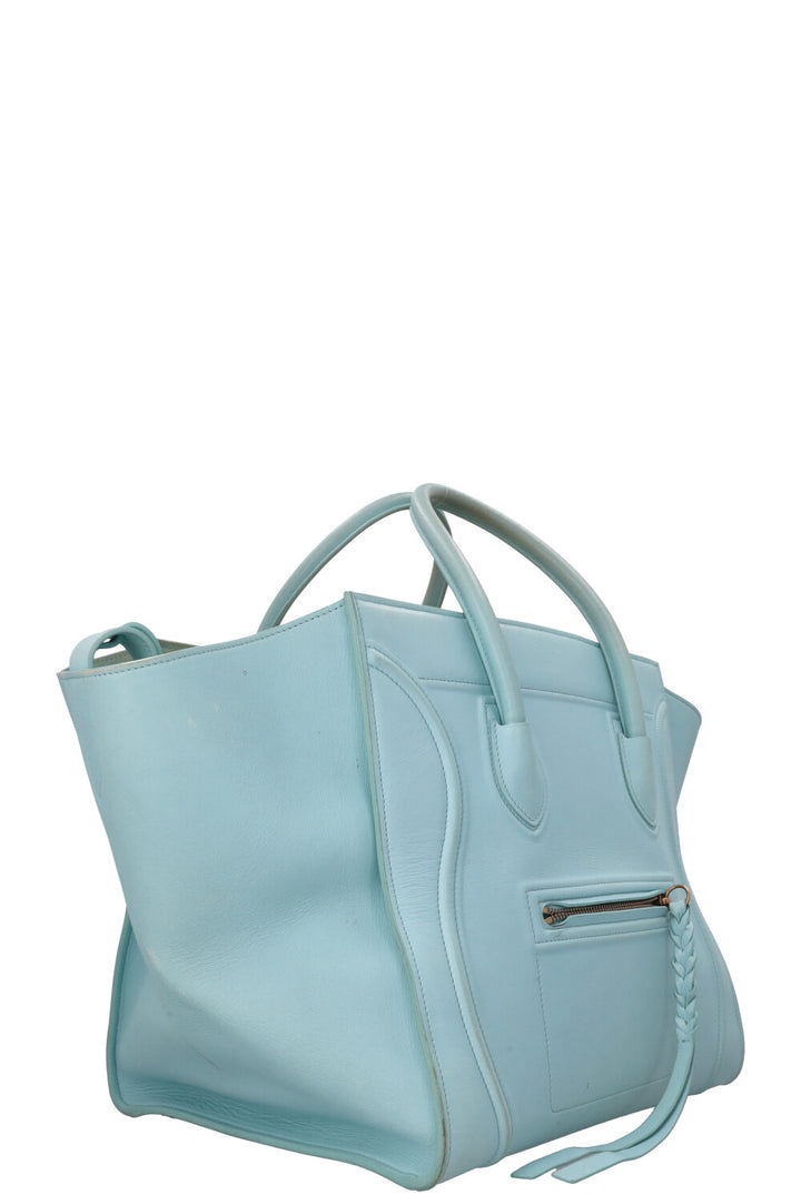 CELINE Phantom Luggage Tote Bag Ice Blue
