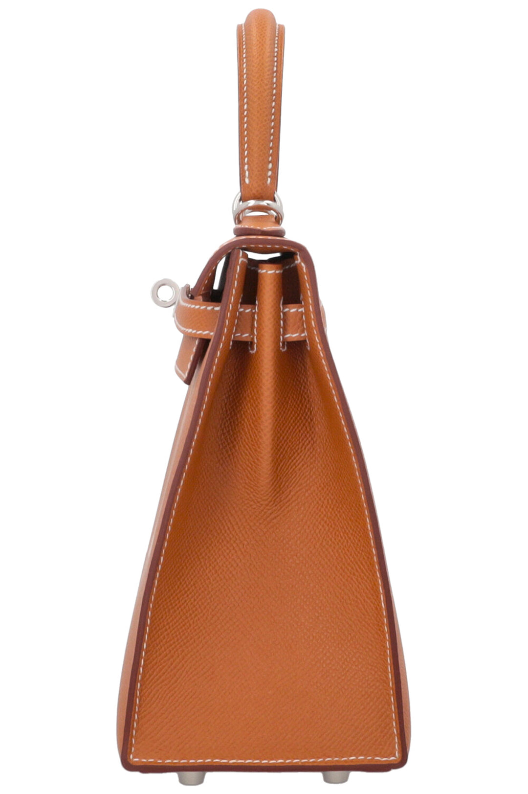 HERMÈS Kelly 25 Sellier Epsom Gold Palladium