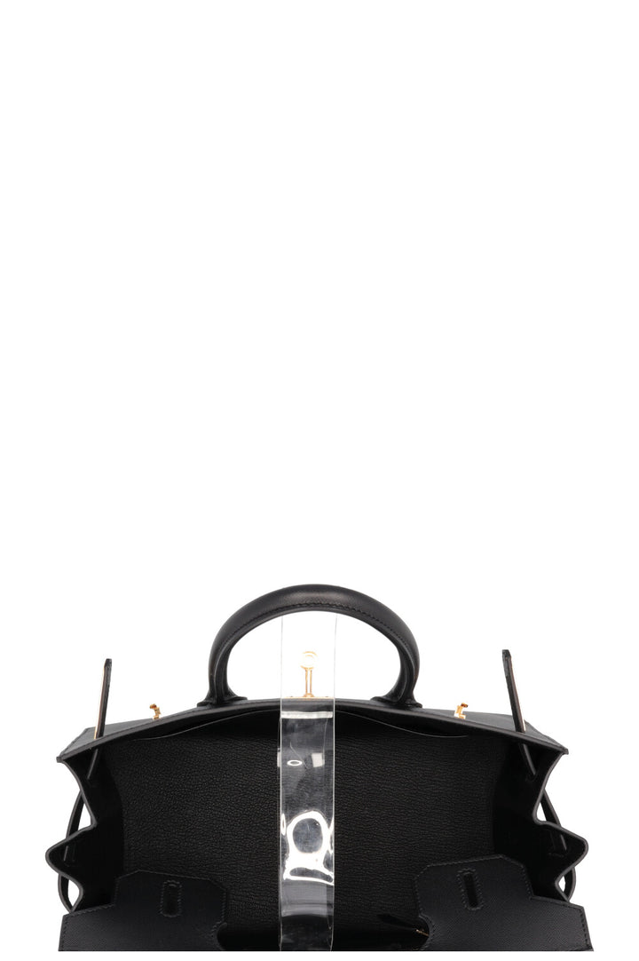 HERMÈS Birkin 30 Sellier Veau Madame Noir