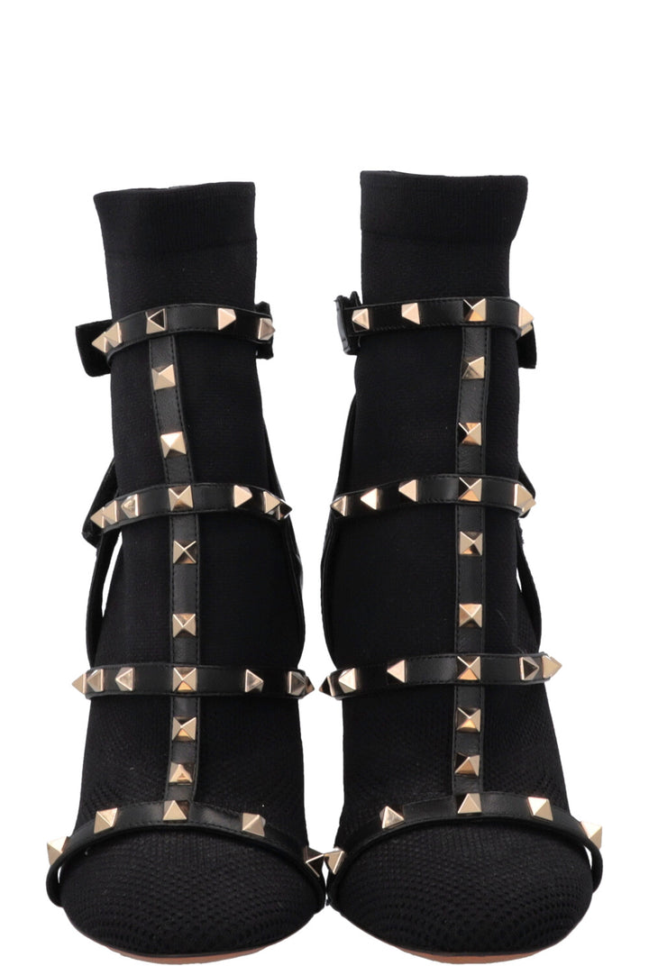 VALENTINO Rockstud Ankle Boots Black