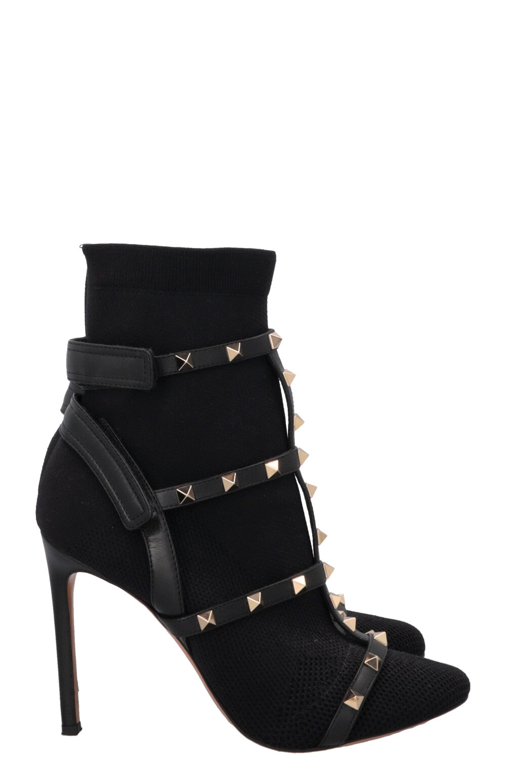 VALENTINO Rockstud Ankle Boots Black