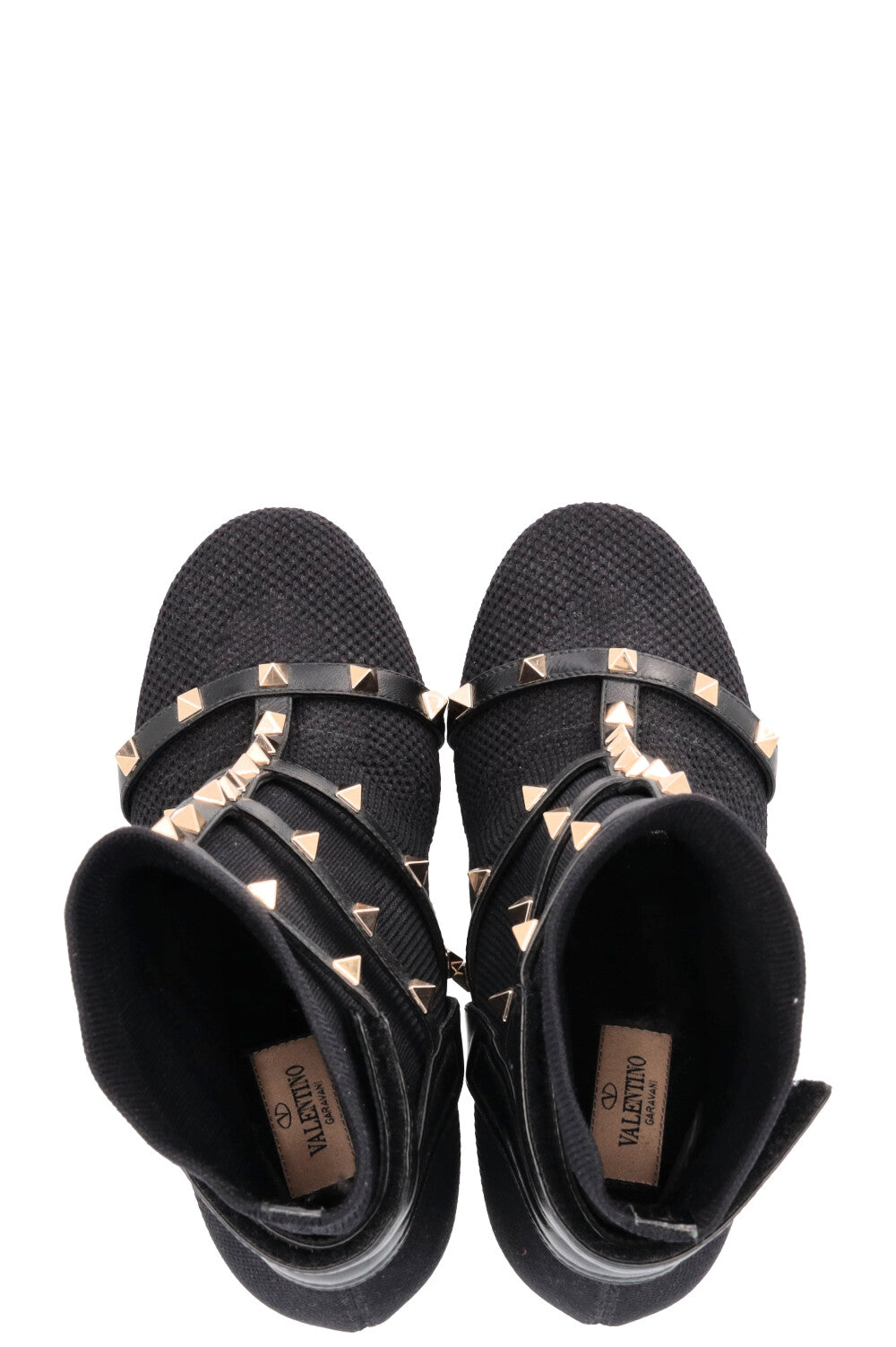 VALENTINO Rockstud Ankle Boots Black