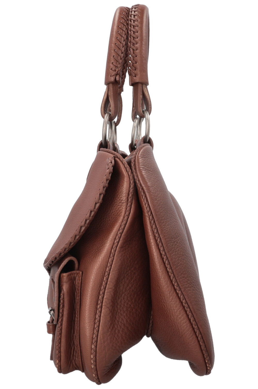 CHRISTIAN DIOR Gaucho Saddle Bag Brown