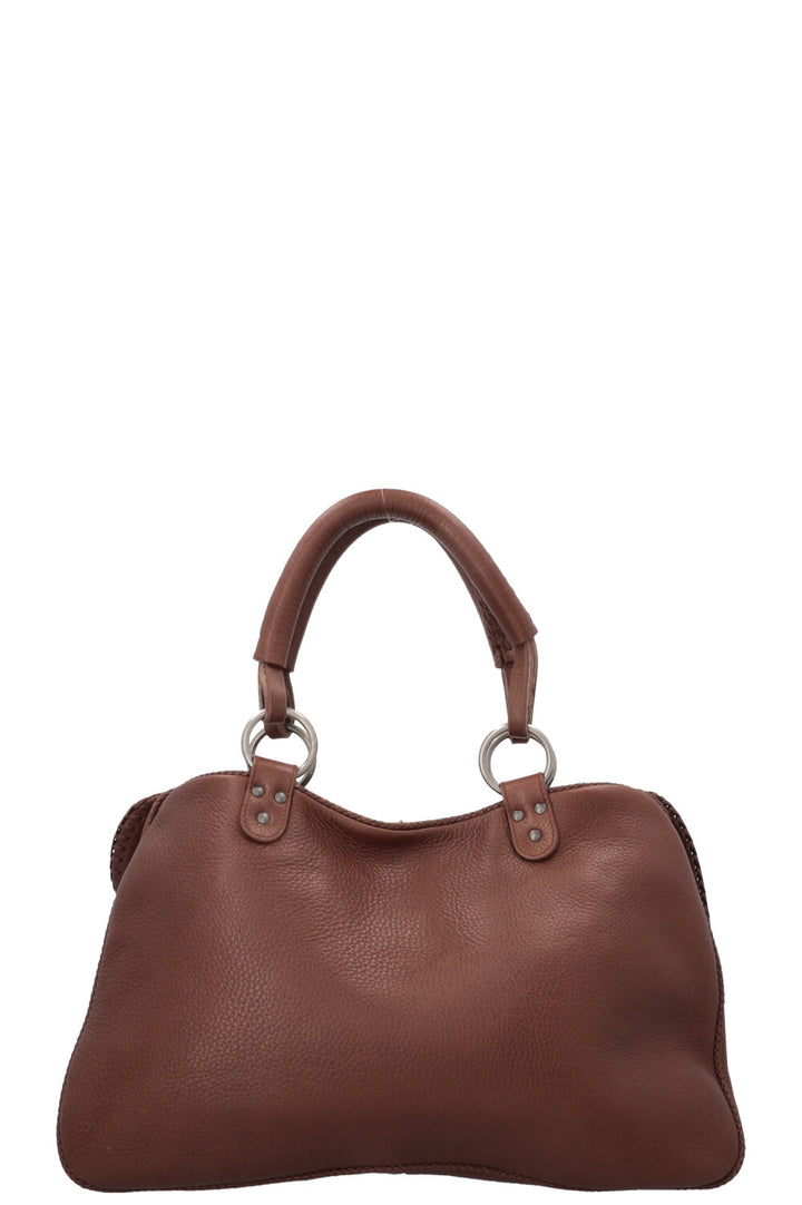 CHRISTIAN DIOR Gaucho Saddle Bag Brown