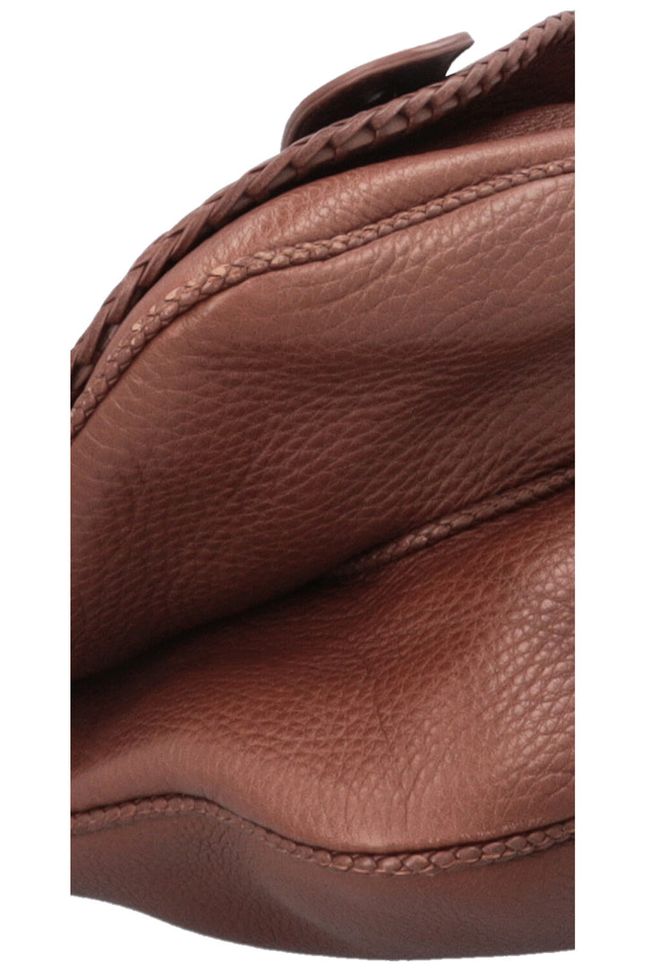 CHRISTIAN DIOR Gaucho Saddle Bag Brown
