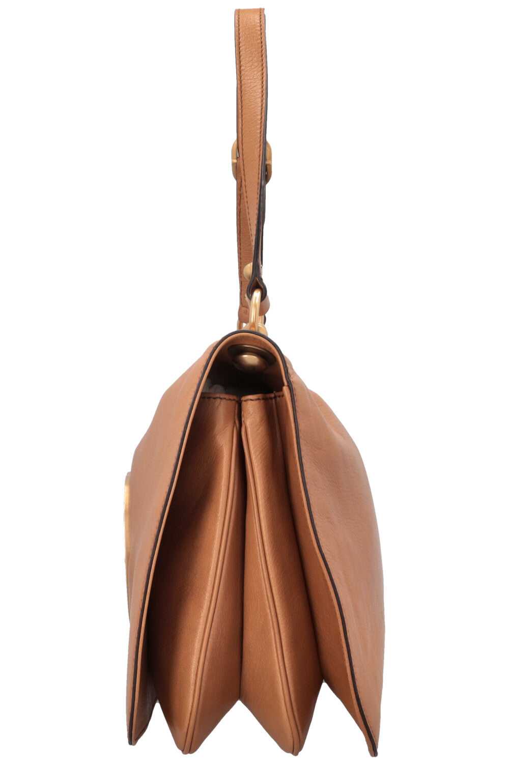 GUCCI Blondie GG Shoulder Bag Brown