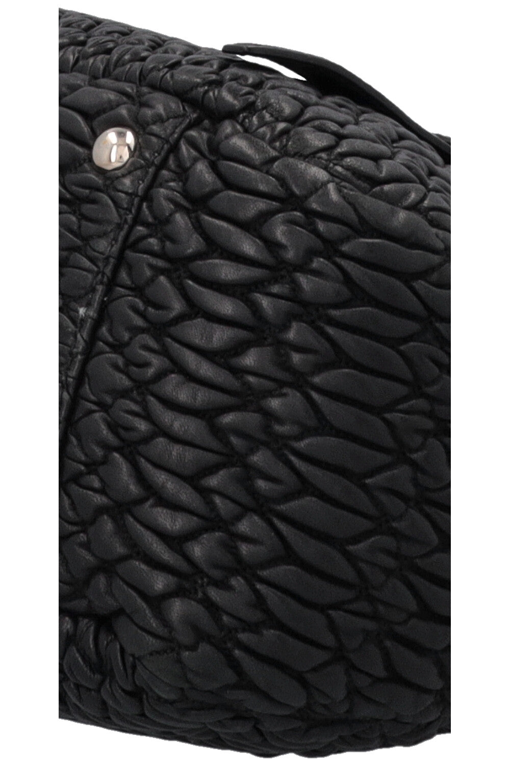 MIU MIU Turnlock Flap Top Handle Sac Matelasse Noir