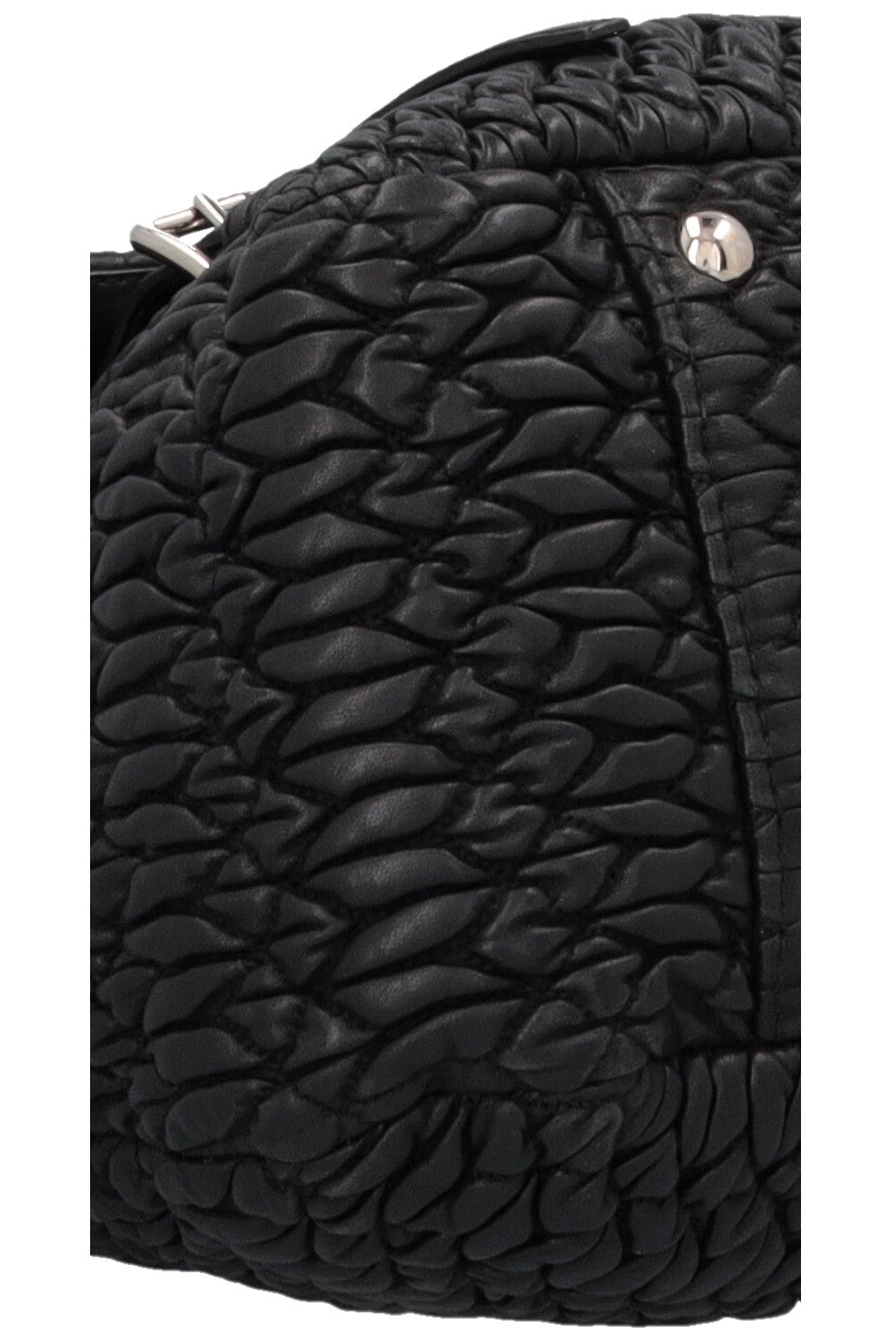 MIU MIU Turnlock Flap Top Handle Sac Matelasse Noir