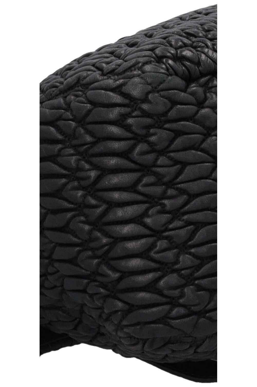 MIU MIU Turnlock Flap Top Handle Sac Matelasse Noir