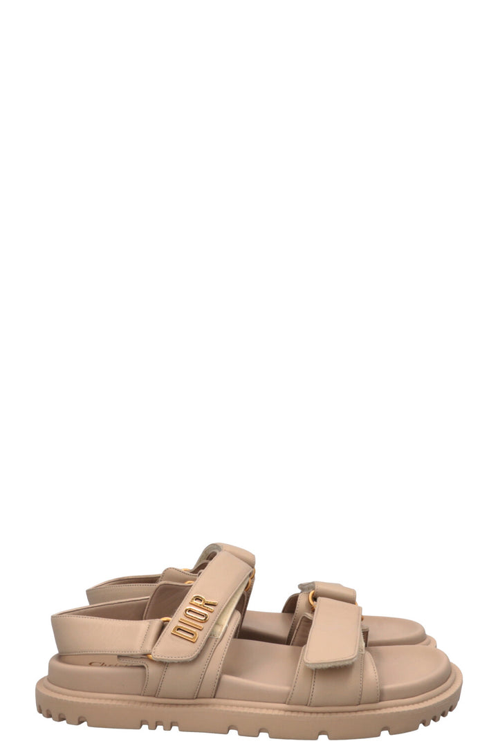 CHRISTIAN DIOR Dioract Sandals Beige