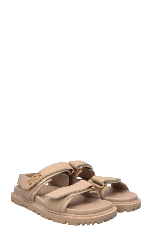 CHRISTIAN DIOR Dioract Sandals Beige
