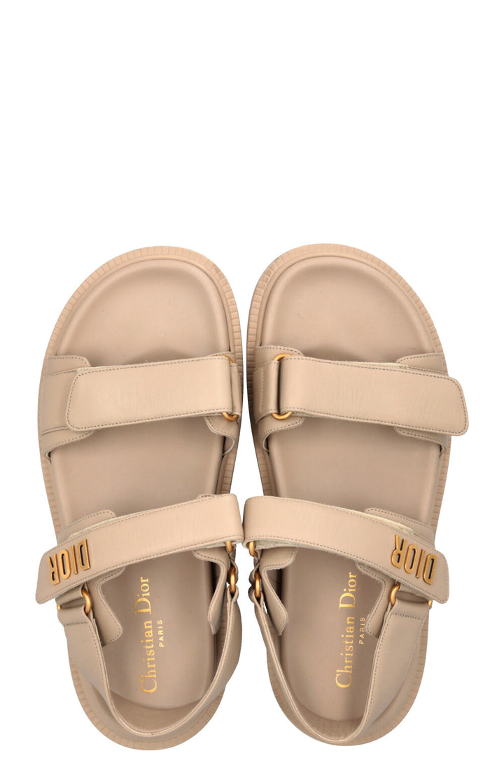 CHRISTIAN DIOR Dioract Sandals Beige