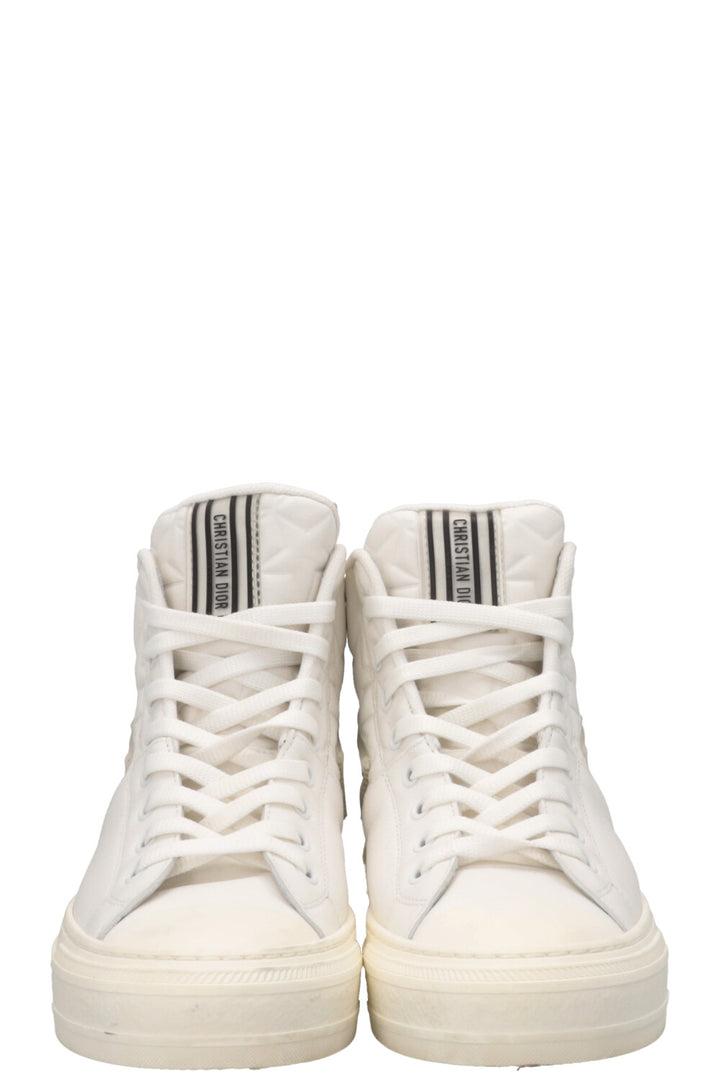 CHRISTIAN DIOR Walk'N'Dior High Top Sneaker White