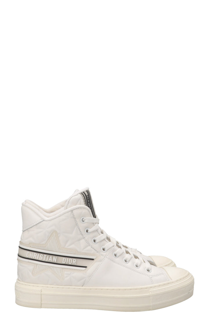 CHRISTIAN DIOR Walk'N'Dior High Top Sneaker White