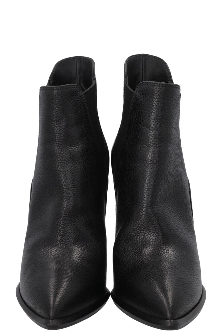 LOUIS VUITTON Ankle Boots Leather Black