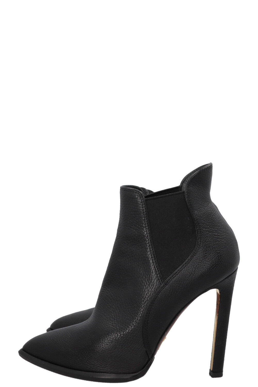 LOUIS VUITTON Ankle Boots Leather Black