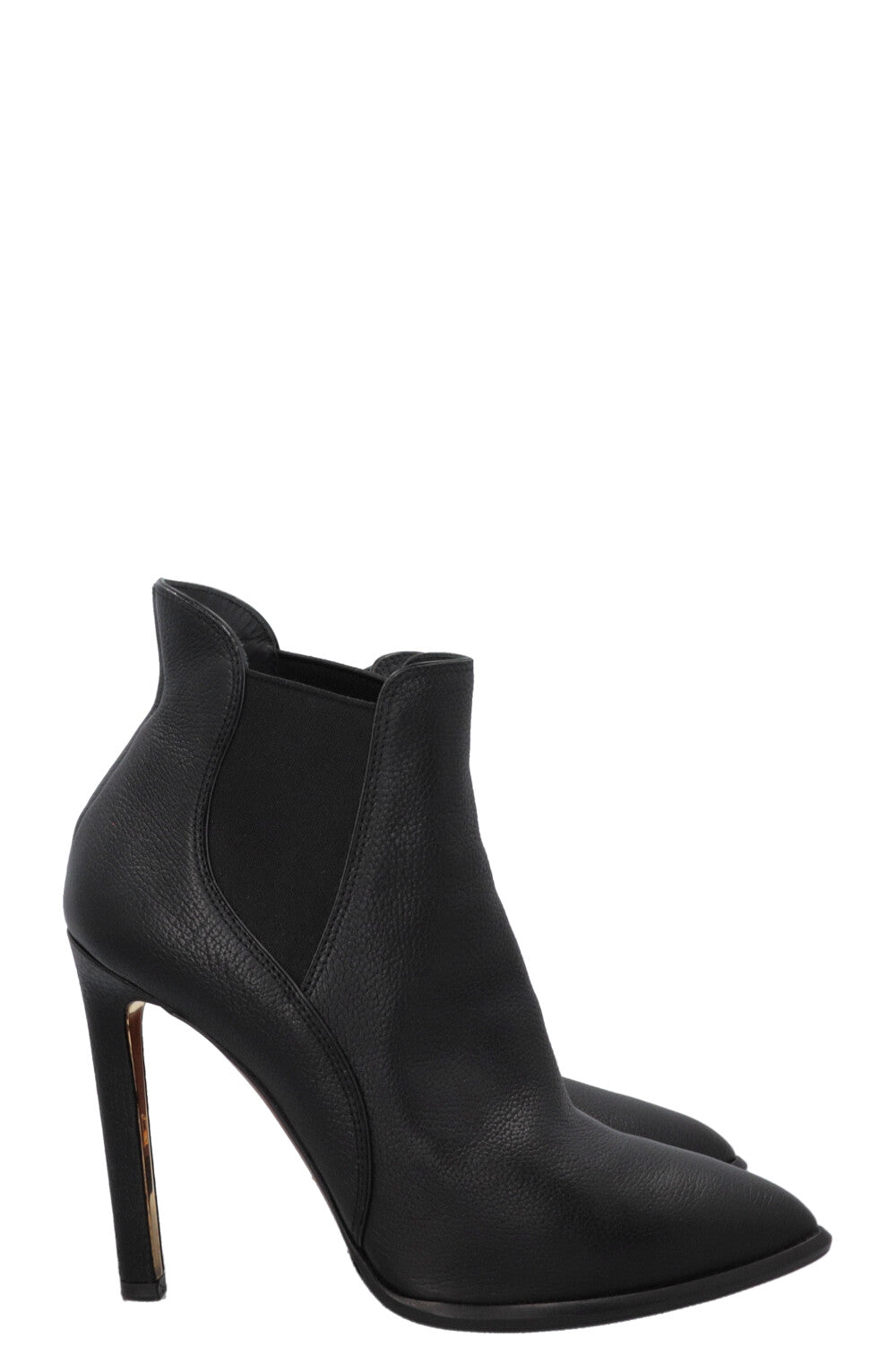 LOUIS VUITTON Ankle Boots Leather Black