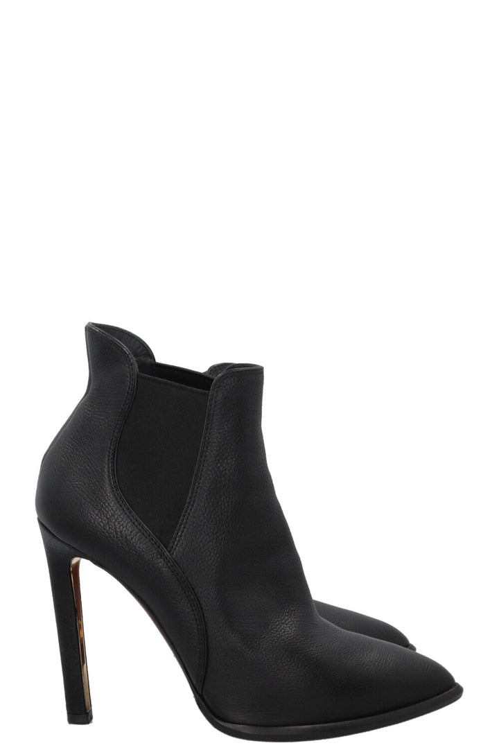 LOUIS VUITTON Ankle Boots Leather Black
