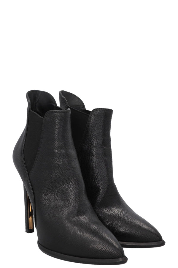 LOUIS VUITTON Ankle Boots Leather Black