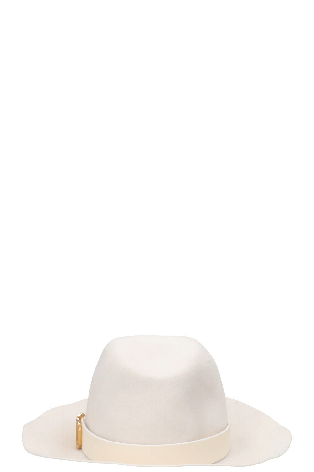 VALENTINO VLogo Hat Rabbit Hair Ivory